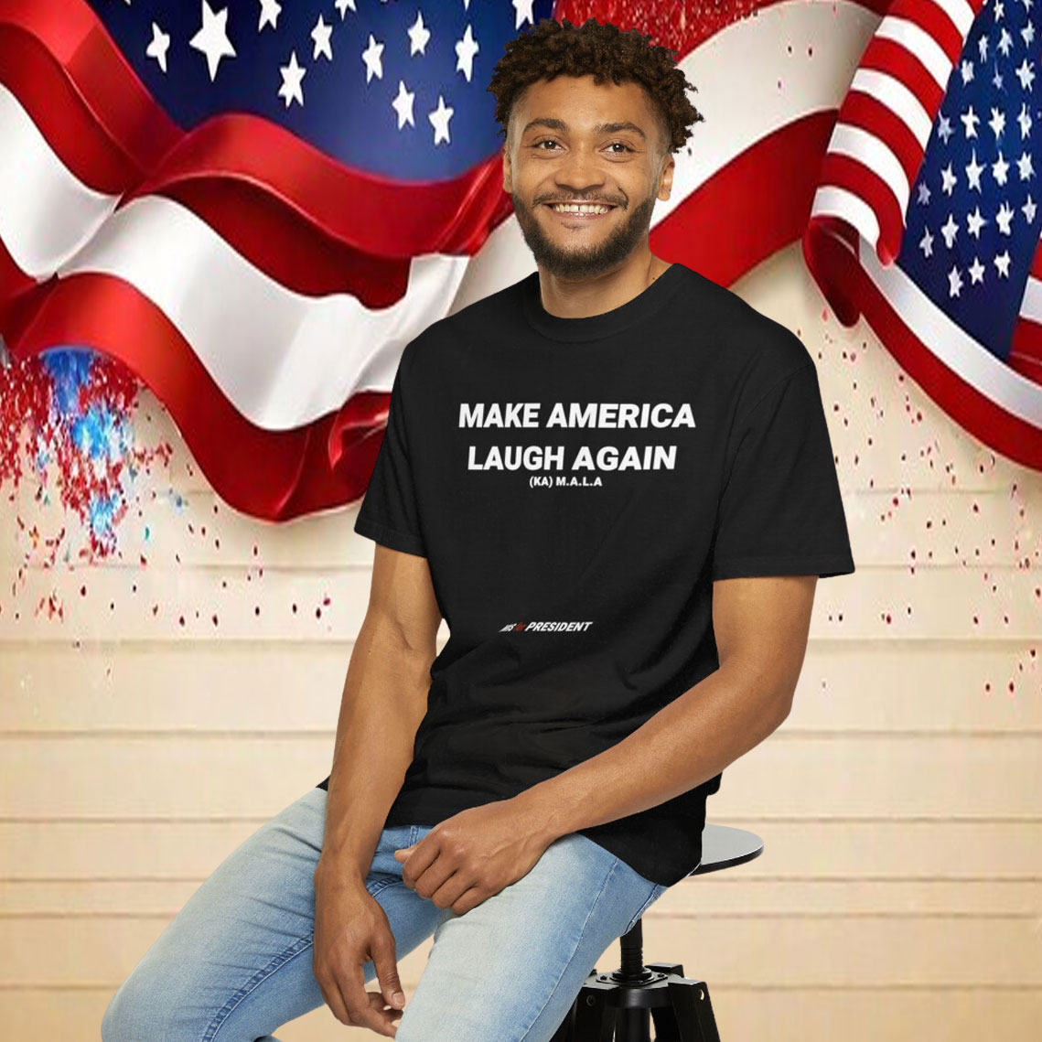 Kamala Harris 2024 For President Make America Laugh Again T-Shirt