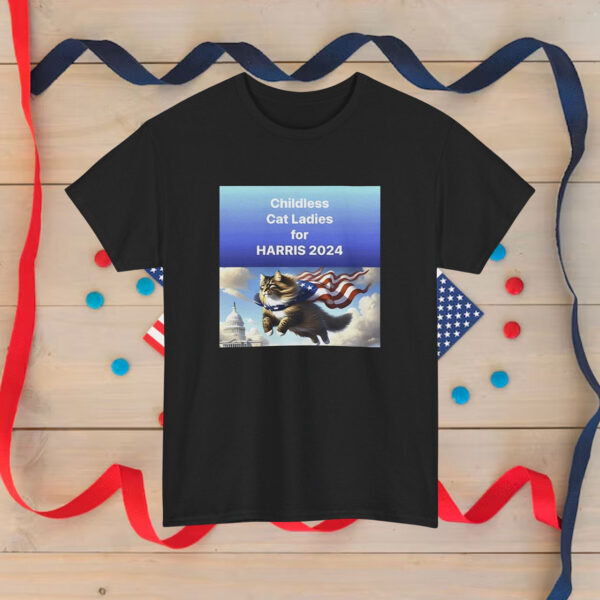 Childless For Cat Ladies For Harris 2024 Shirt