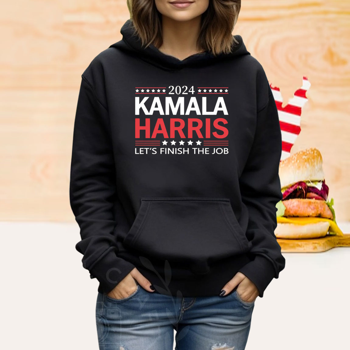 2024 Kamala Harris Let's Finish The Job Shirt, President Kamala Harris 2024 Shirt