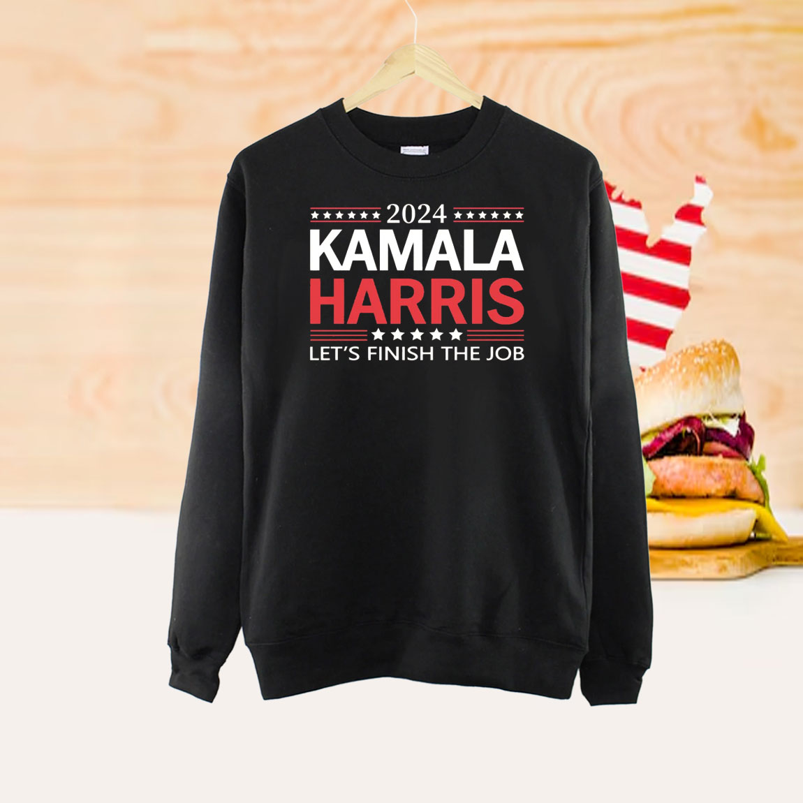 2024 Kamala Harris Let's Finish The Job Shirt, President Kamala Harris 2024 Shirt