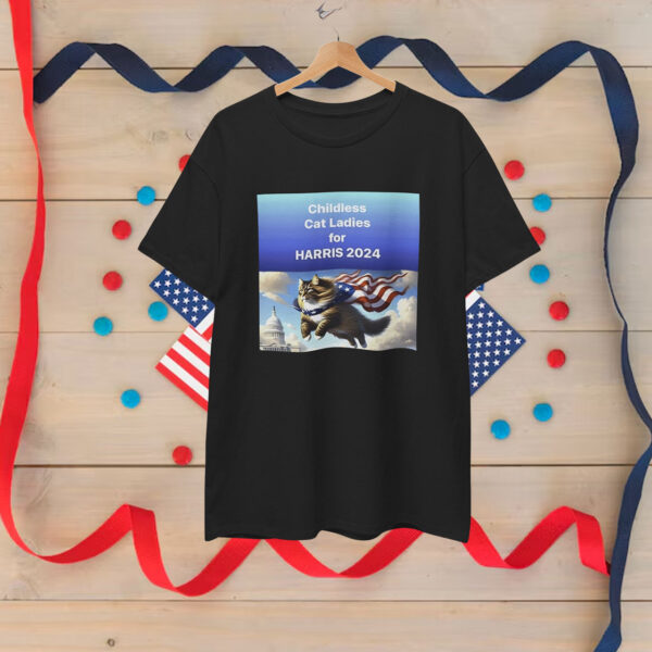 Childless For Cat Ladies For Harris 2024 Shirt