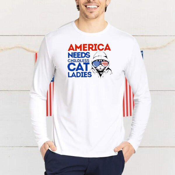 America Needs Childless Cat Ladies Harris Shirt