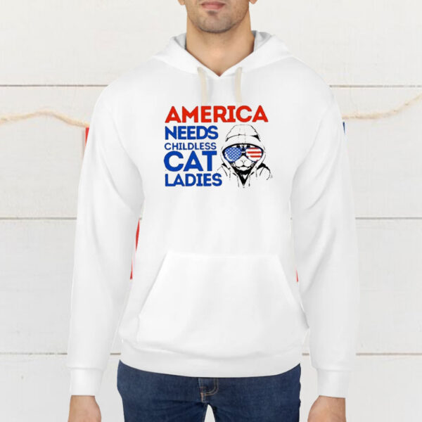 America Needs Childless Cat Ladies Harris Shirt