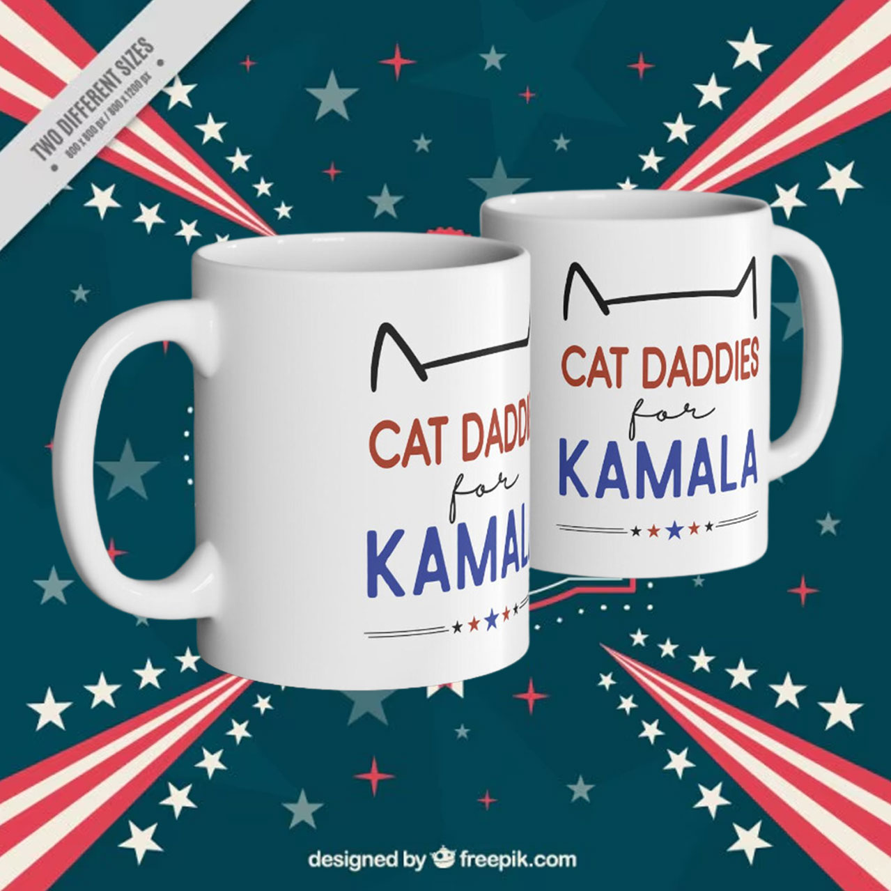Cat Daddies for Kamala Kids Mug