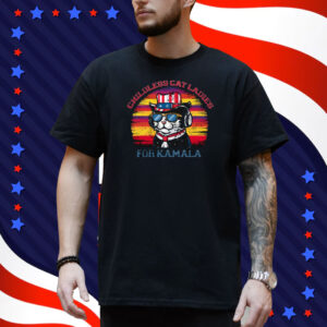 Cat Ladies For Kamala 2024 Tshirt,Democrat Gift Shirt