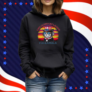 Cat Ladies For Kamala 2024 Tshirt,Democrat Gift Shirt