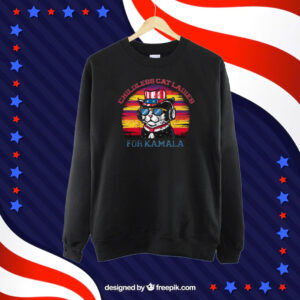 Cat Ladies For Kamala 2024 Tshirt,Democrat Gift Shirt