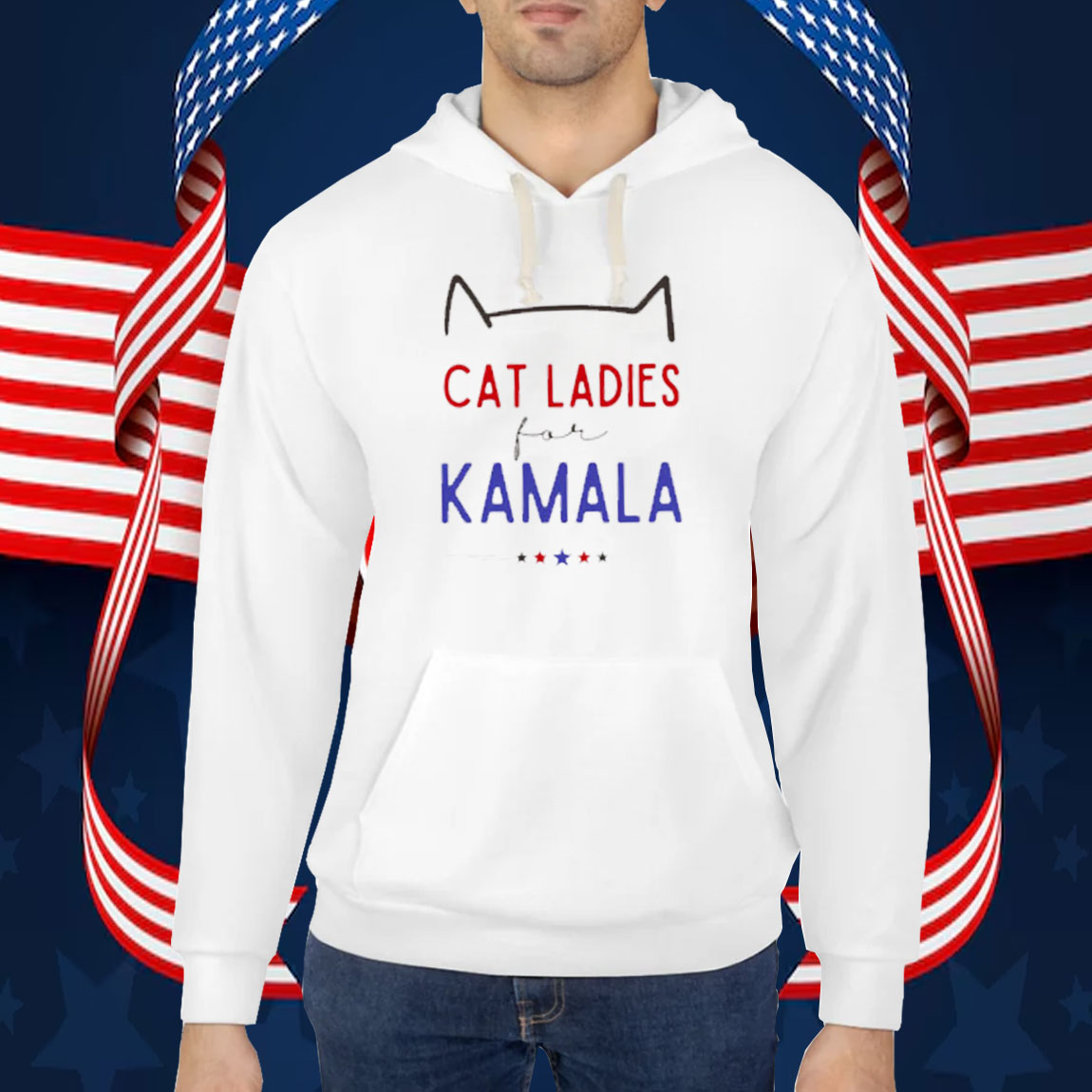 Cat Ladies For Kamala Shirt Kamala Harris 2024 President Shirts