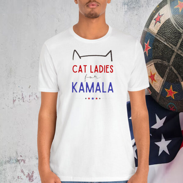 Cat Ladies For Kamala Shirt | Kamala Harris 2024 President T-Shirt