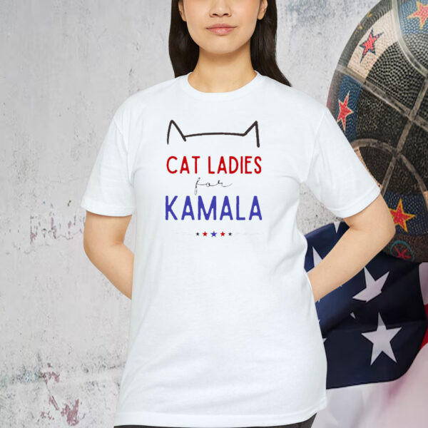 Cat Ladies For Kamala Shirt | Kamala Harris 2024 President T-Shirt