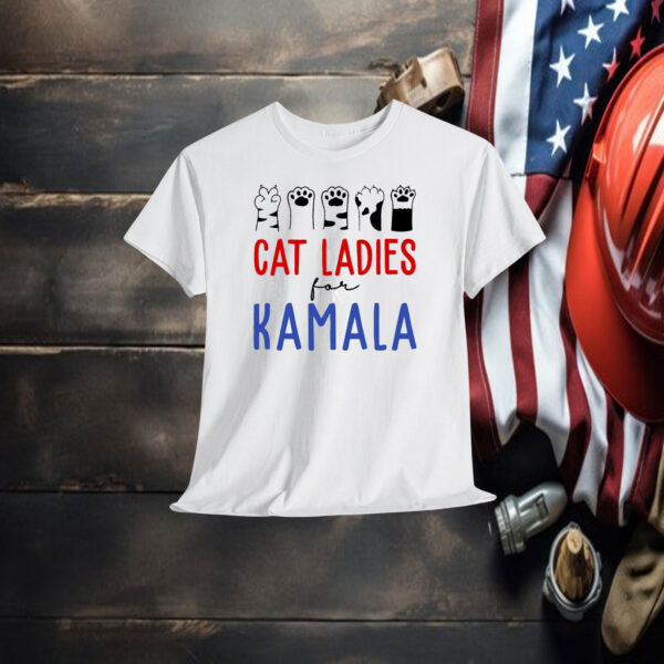 Cat Ladies For Kamala Shirt Kamala Harris 2024 President T-Shirts