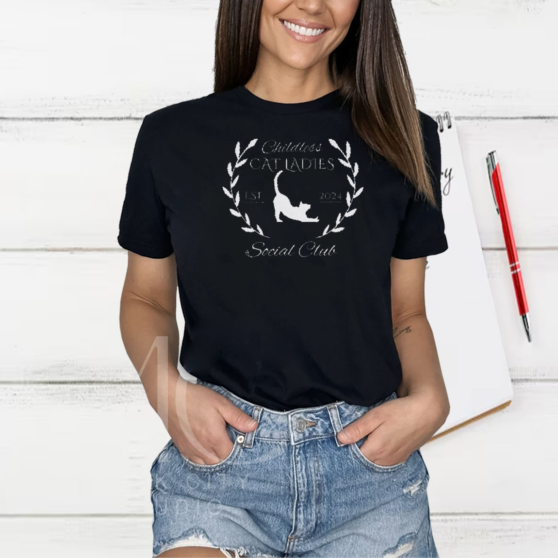 Cat Ladies Social Club Miserable Childless Cat Lady Shirt