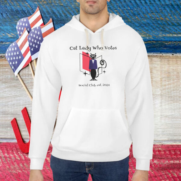 Cat Lady Who Votes Against Fascism Shirt