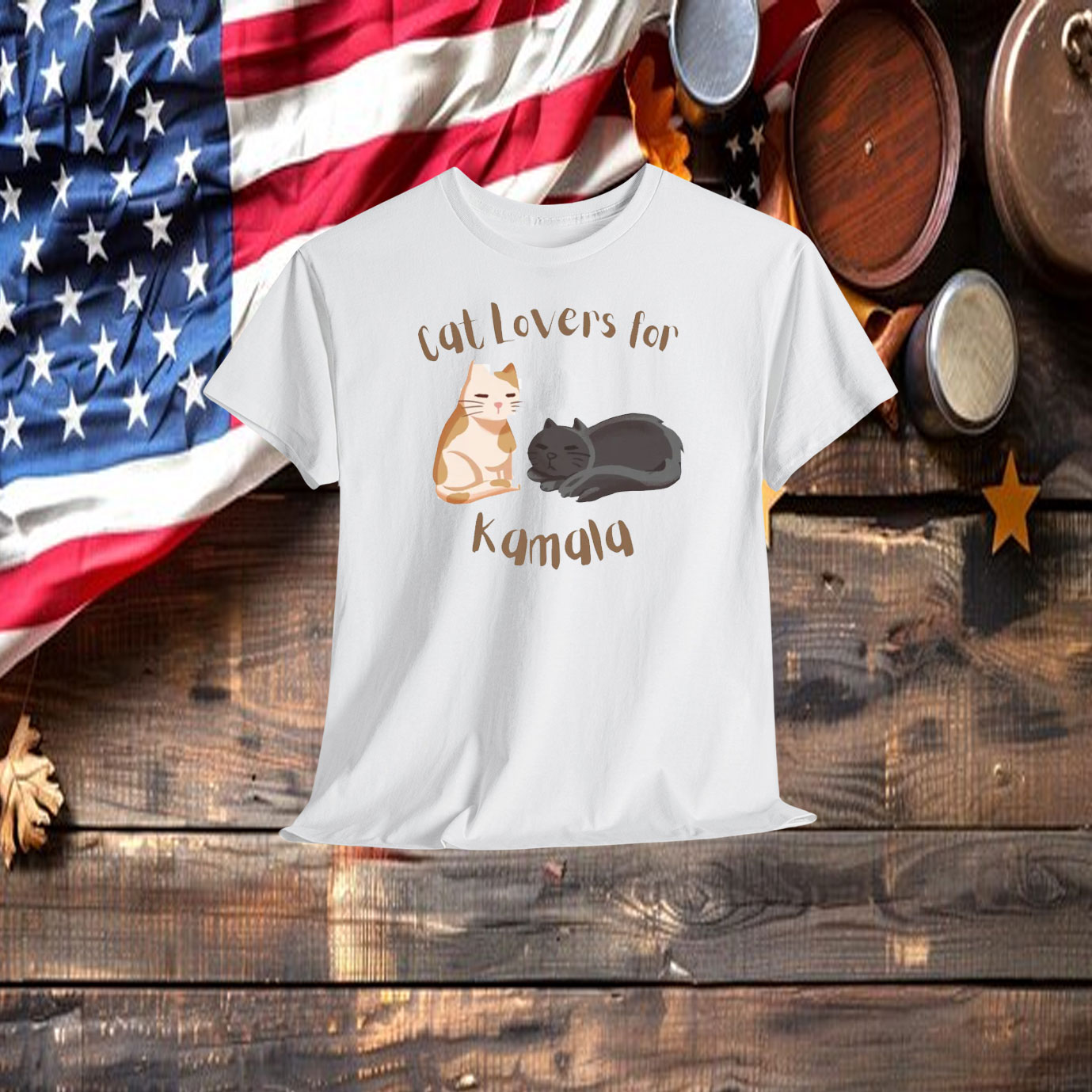 Cat Lovers for Kamala Harris for President, POTUS 2024 Shirt