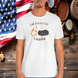 Cat Lovers for Kamala Harris for President, POTUS 2024 Shirt