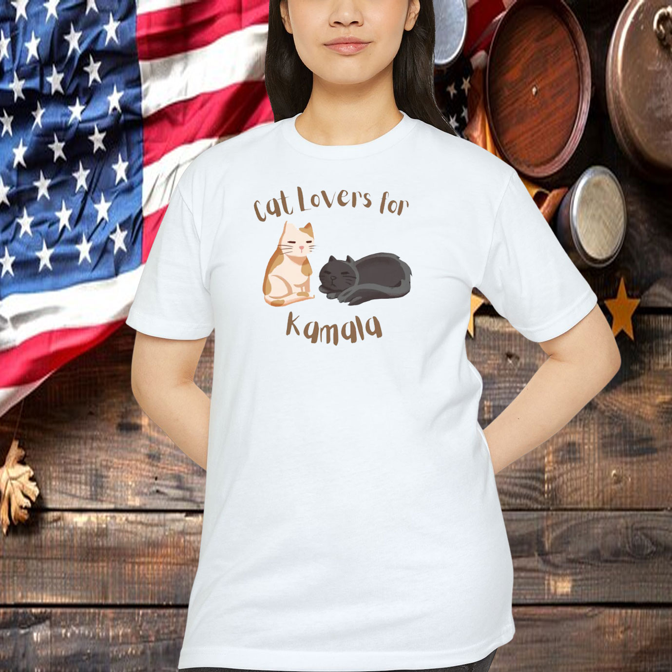 Cat Lovers for Kamala Harris for President, POTUS 2024 Shirt