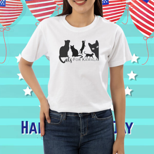 Cats for Kamala Tshirt, Childless Cat Lady, Kamala Harris For President Shirt
