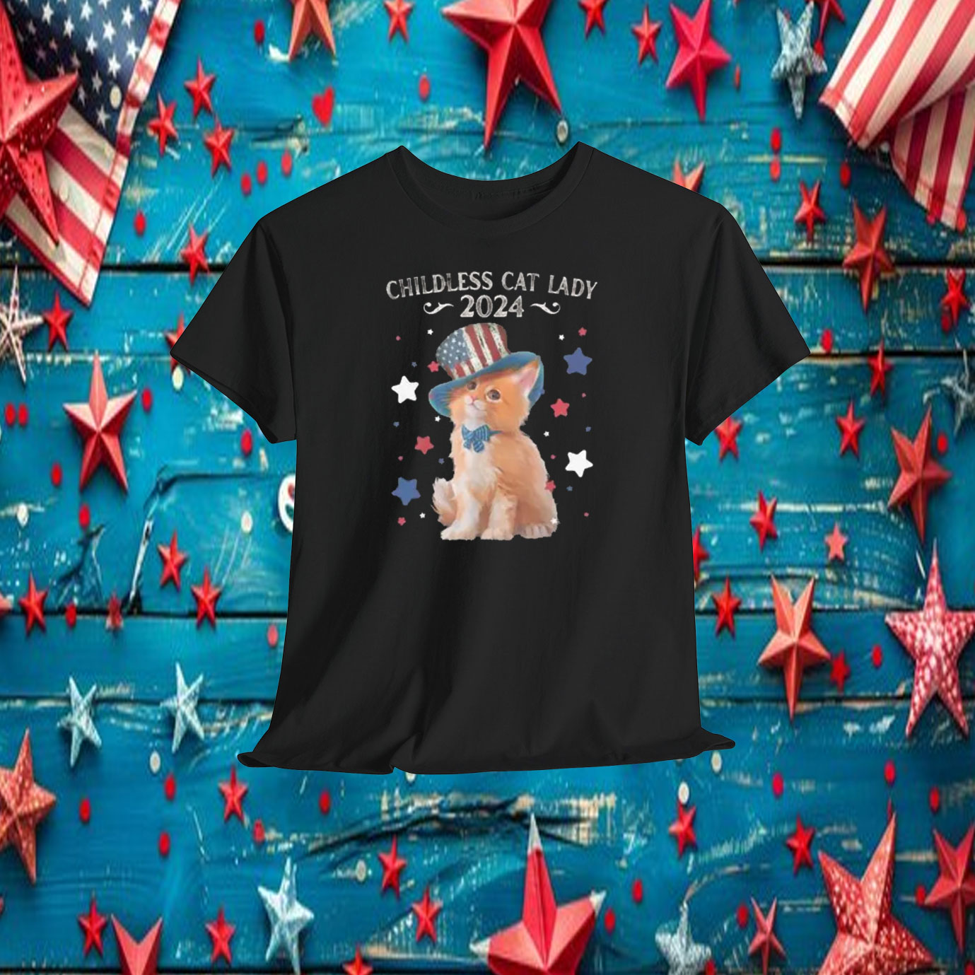 Childless Cat Ladies Against Fascism Kamala Harris 2024 Shirt