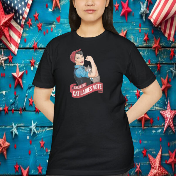 Childless Cat Ladies Against Fascism Kamala Harris 2024 Shirts