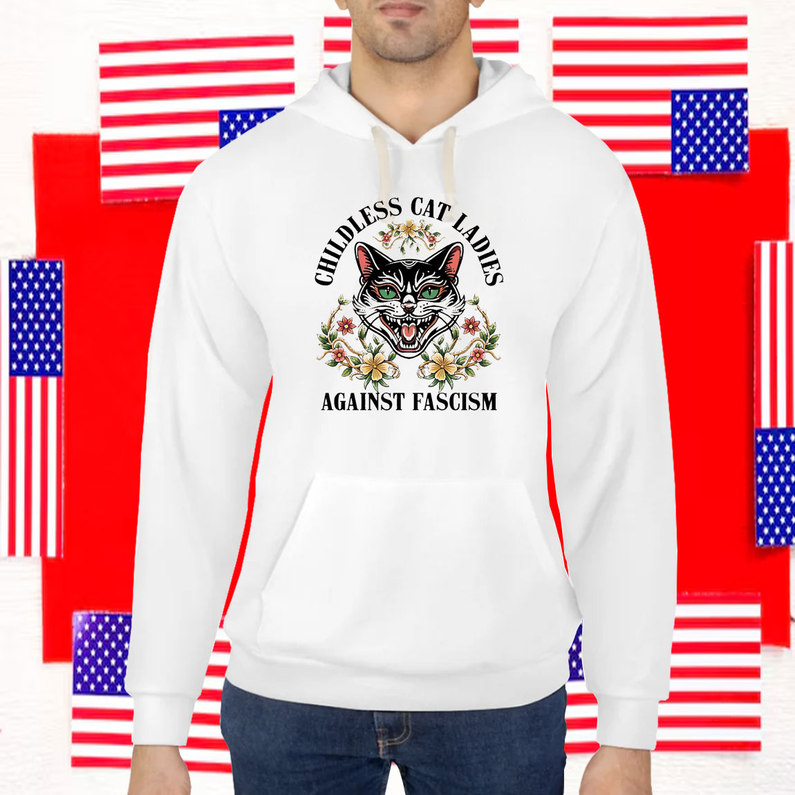 Childless Cat Ladies Against Fascism Png, Childless Cat Lady Vote Kamala Shirt
