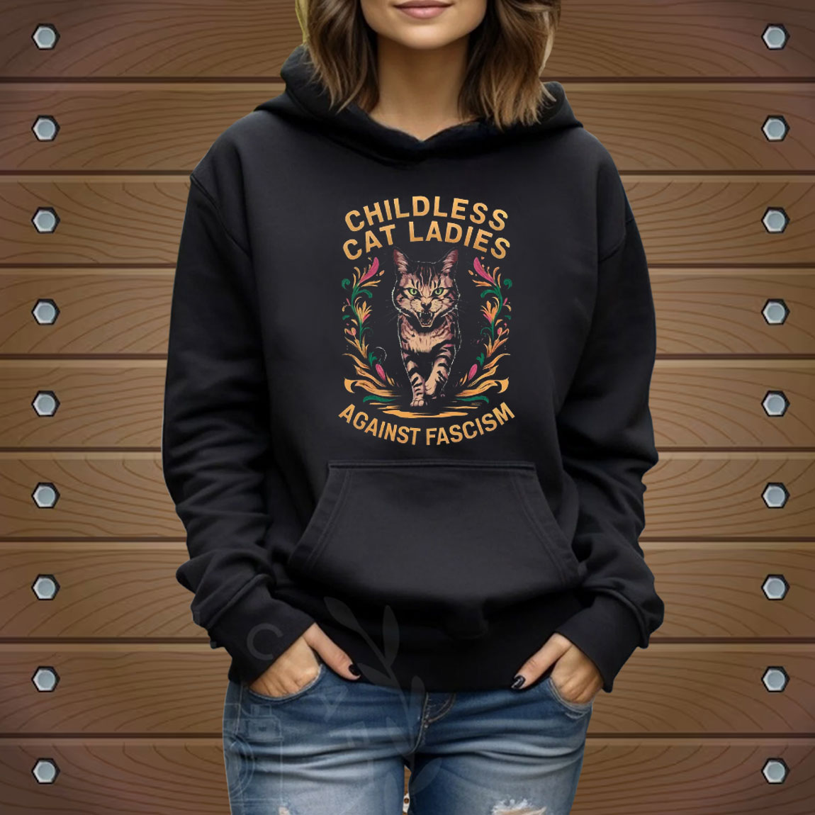 Childless Cat Ladies Against Fascism Shirt