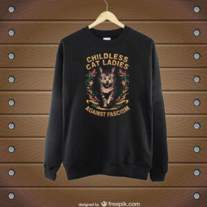 Childless Cat Ladies Against Fascism Shirt