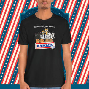 Childless Cat Ladies For KAMALA HARRIS Tee PRESIDENT 2024 Shirt