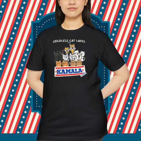 Childless Cat Ladies For KAMALA HARRIS Tee PRESIDENT 2024 Shirt