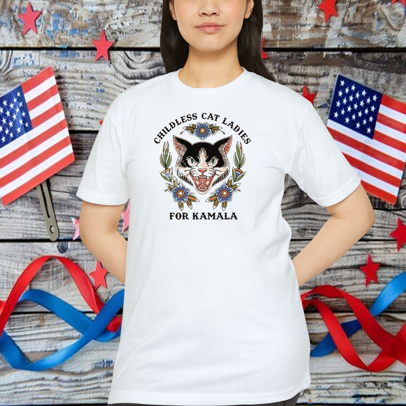 Childless Cat Ladies For Kamala, Childless Cat Lady for Kamala Shirt