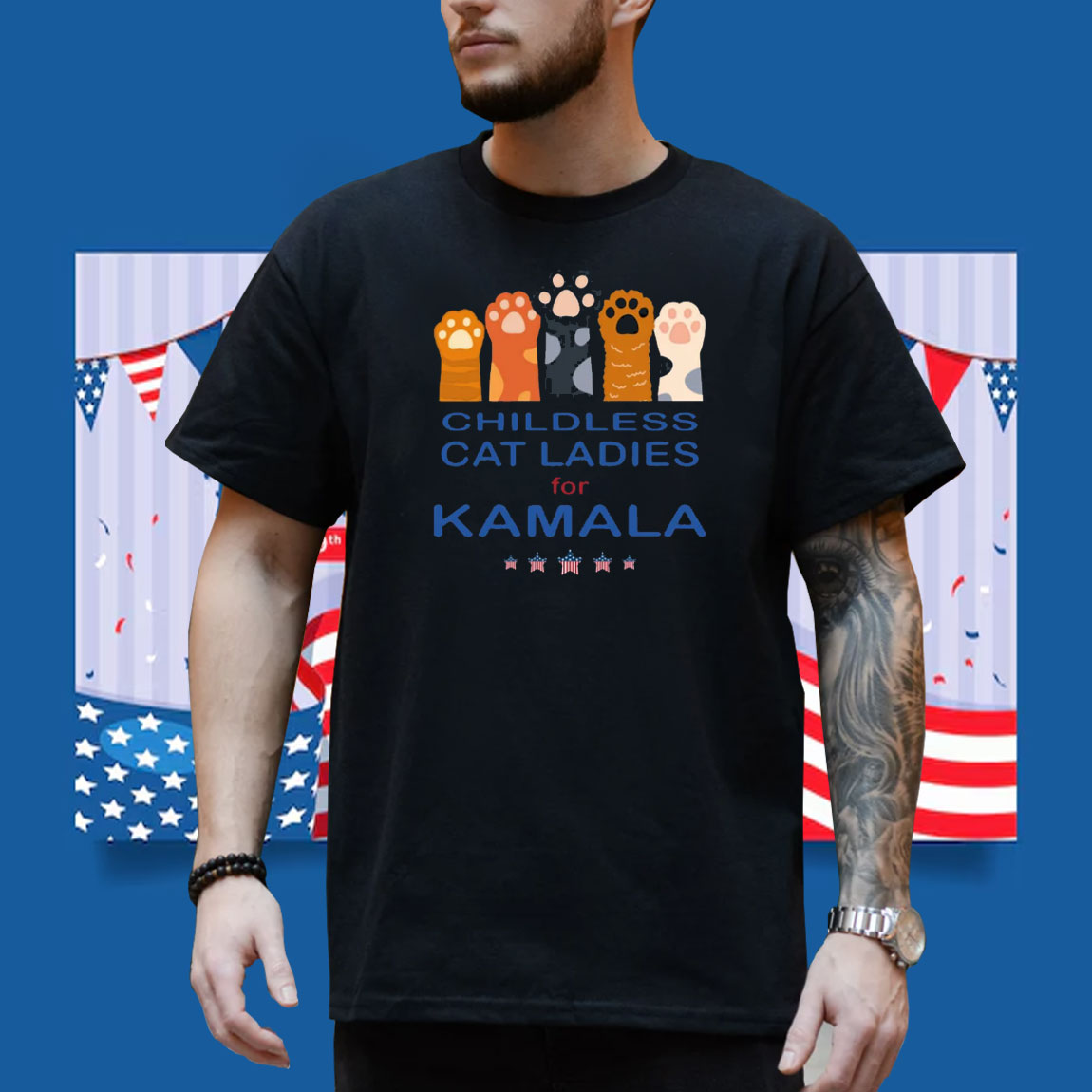 Childless Cat Ladies For Kamala Shirt, Kamala Harris 2024 President Shirt