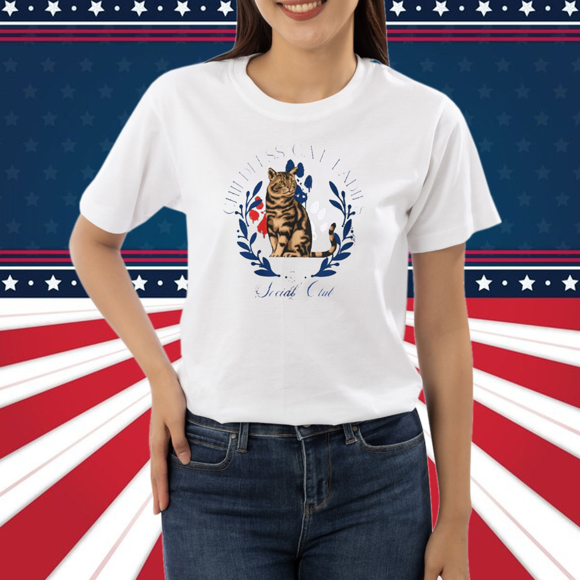 Childless Cat Ladies Sweater for Cat Lovers Political Democrat Election 2024 Shirt