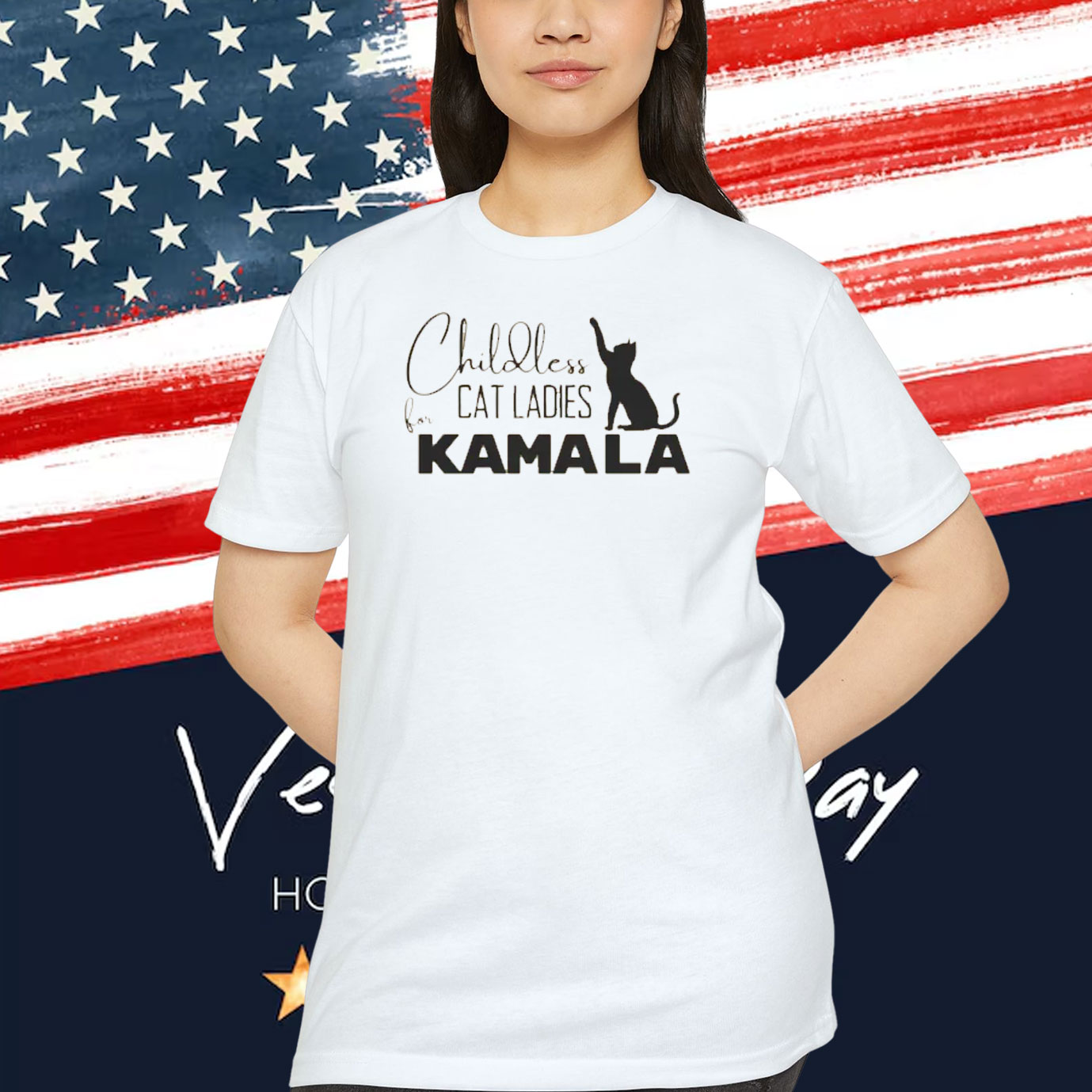 Childless Cat Ladies for Kamala Tshirt, Funny Political Tee, Childfree Shirt