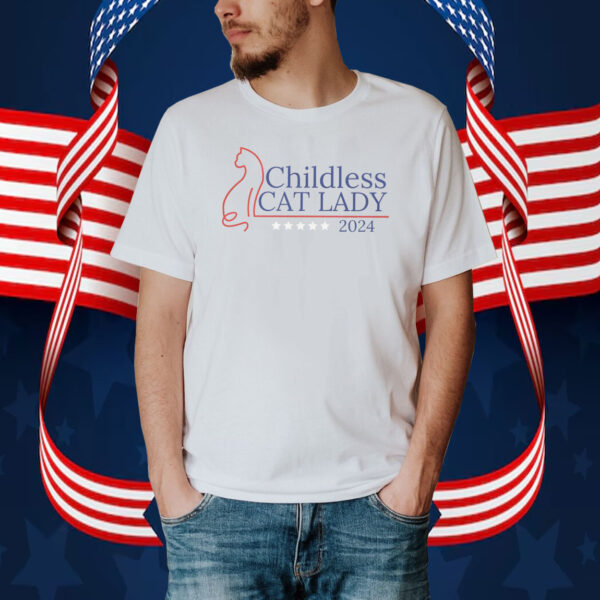 Childless Cat Lady 2024 Shirt, Madame President, Kamala 2024 Shirt