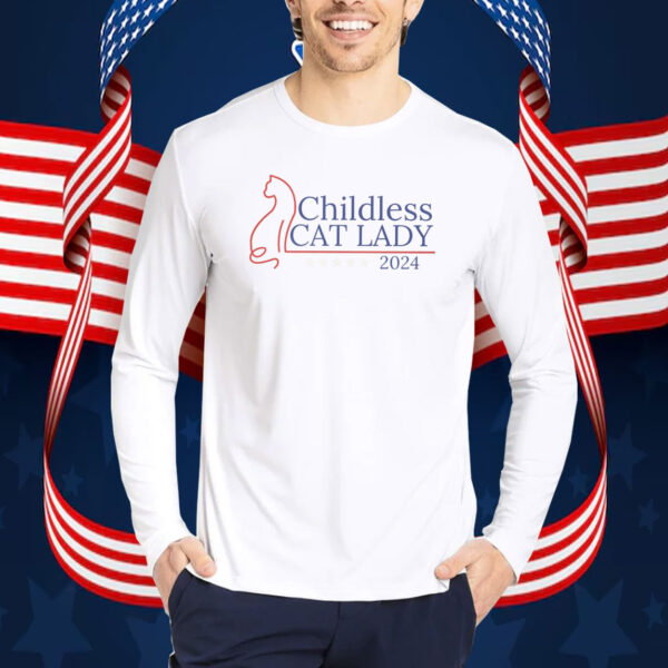 Childless Cat Lady 2024 Shirt, Madame President, Kamala 2024 Shirt