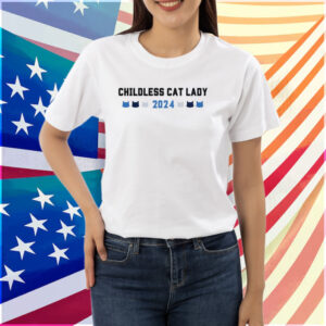 Childless Cat Lady 2024 Shirt, Political Democrat Shirt, USA President Elections Shirt