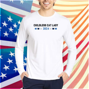 Childless Cat Lady 2024 Shirt, Political Democrat Shirt, USA President Elections Shirt