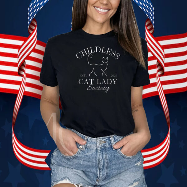 Childless Cat Lady, Cat Lady Shirt, Cat Lady for Kamala, Election 2024 Shirt
