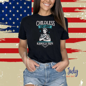Childless Cat Lady For Kamala shirt, Retro Catlady, Kamala Harris for President Shirt