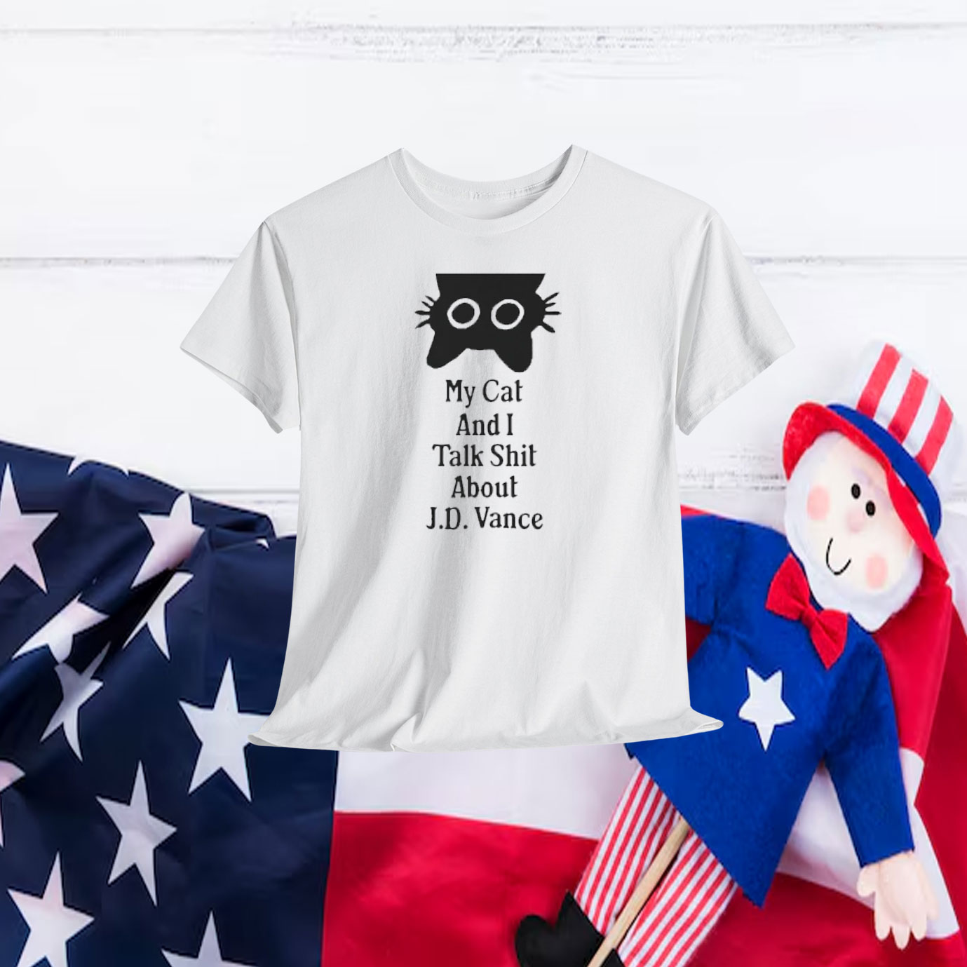 Childless Cat Lady Funny Cat T-Shirt, Women Against Fascism Shirt