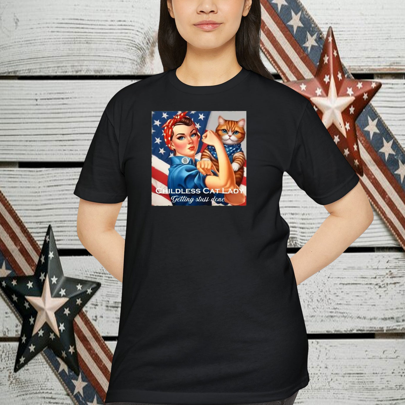 Childless Cat Lady Getting Stuff Done Shirt