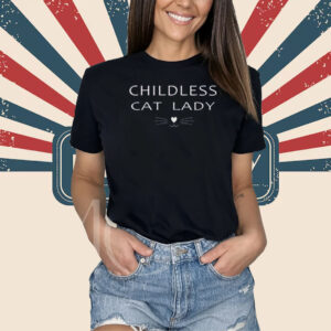 Childless Cat Lady Kamala Harris Hoodie Election 2024 Shirt