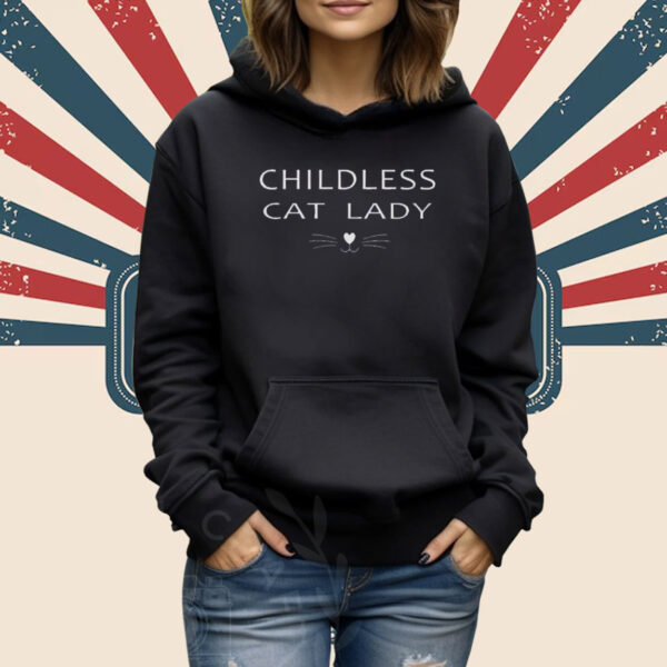 Childless Cat Lady Kamala Harris Hoodie Election 2024 Shirt