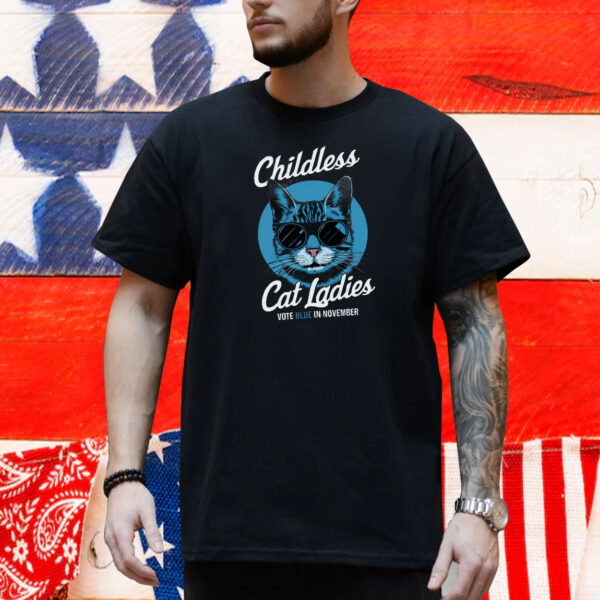 Childless Cat Lady Kamala Harris Shirt, Election 2024, Political Shirt