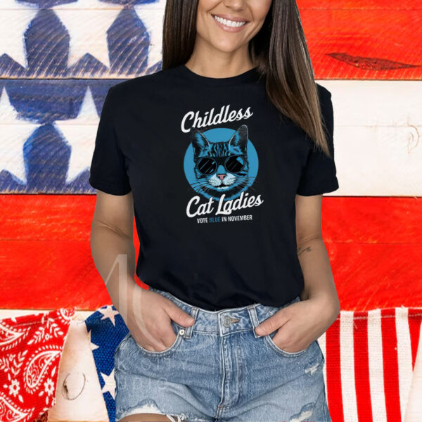 Childless Cat Lady Kamala Harris Shirt, Election 2024, Political Shirt