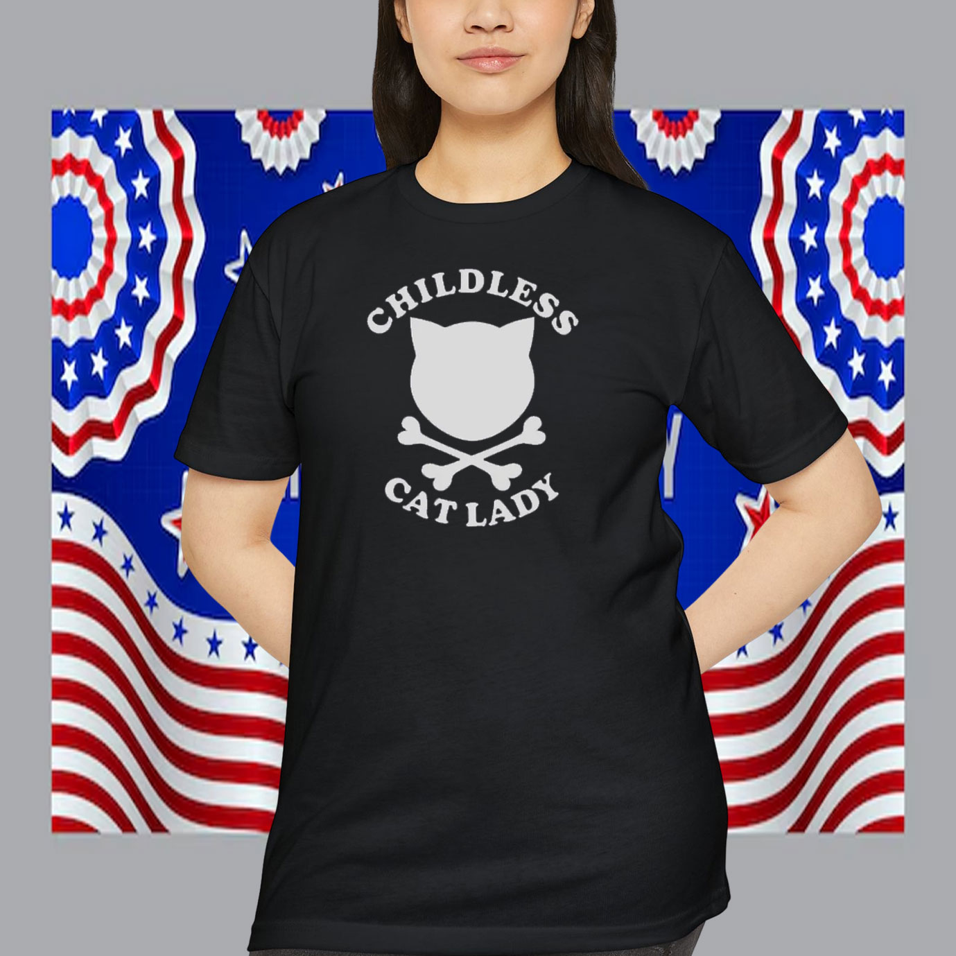 Childless Cat Lady Kamala Harris Shirt Feminist Shirt