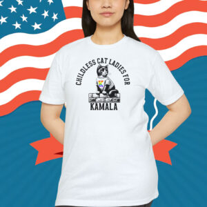 Childless Cat Lady Kamala Shirt, Democrat T-Shirt, Subtle Pride Shirt