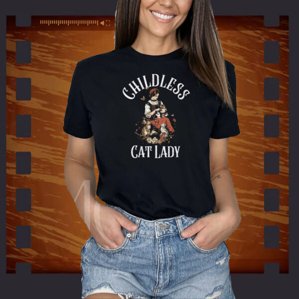 Childless Cat Lady, Kamala Shirt, Harris President 2024 Shirt