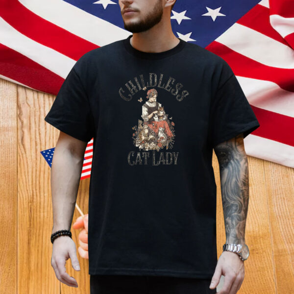 Childless Cat Lady, Kamala Shirt, Harris President 2024, Women Power Shirt