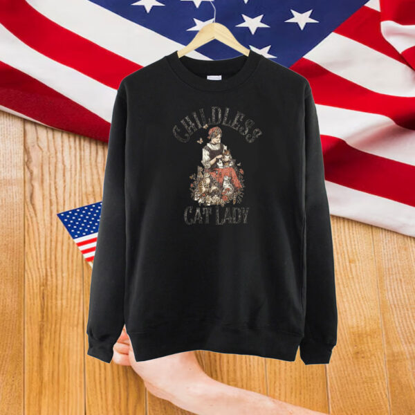 Childless Cat Lady, Kamala Shirt, Harris President 2024, Women Power Shirt