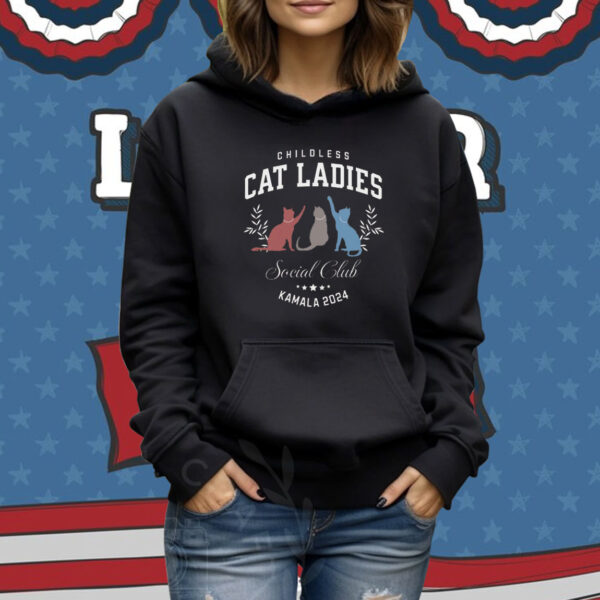 Childless Cat Lady Kamala Shirt, Kamala Harris President 2024 Shirt